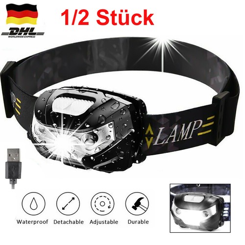 60000lm led stirnlampe - 1/2x,