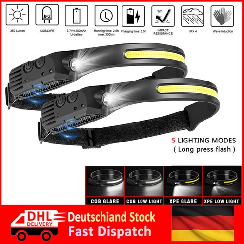 Pcs modi stirnlampe - pcs, 5-modi