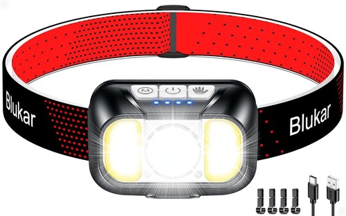 Led stirnlampe aufladbar usb - stirnlampe,