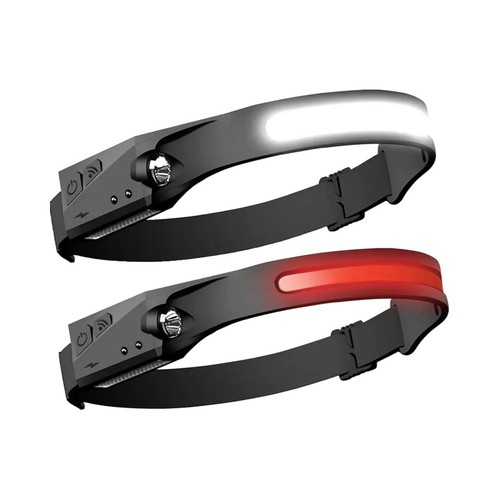 Led stirnlampe sensor rotlicht - stirnlampe,