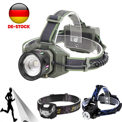 Cob led kopflampe - kopflampe, 5-modi