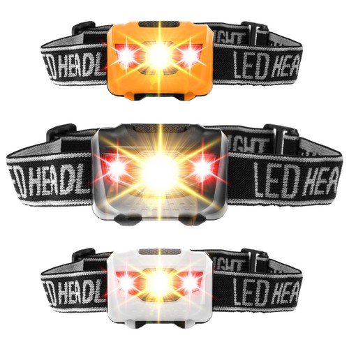 Led stirnlampe kopflampe - kopflampe, 4