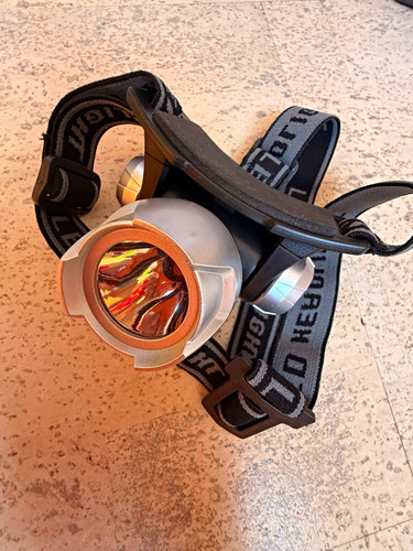 Led stirnlampe aus kunststoff - led,