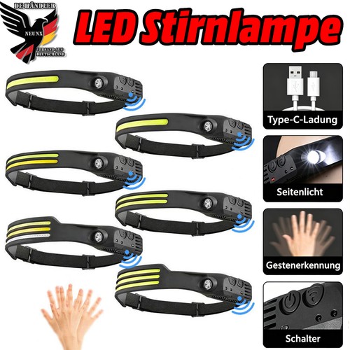 Led stirnlampe cob kopflampe - cob,