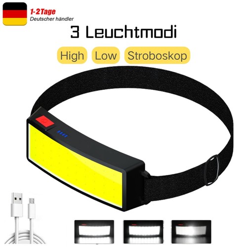 Cob led kopflampe stirnlampe - cob,