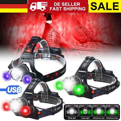Grün rot led - uv, stirnlampe