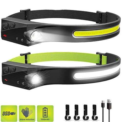 Stirnlampe wiederaufladbar mit - stirnlampe,