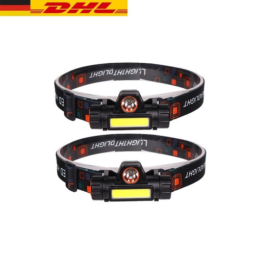 Led stirnlampe super hell - 2x,