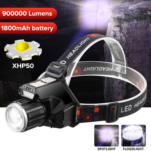 900000lm led stirnlampe - 900000lm,