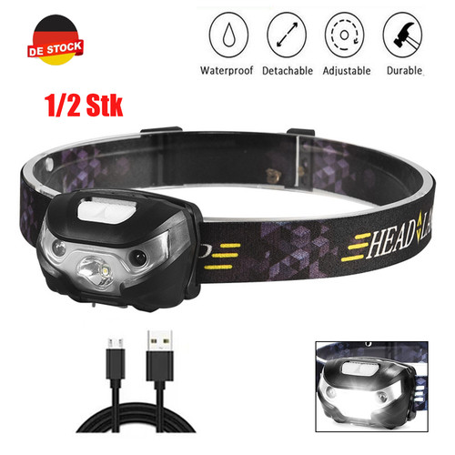 Led stirnlampe mit lichtmodi - led, 3