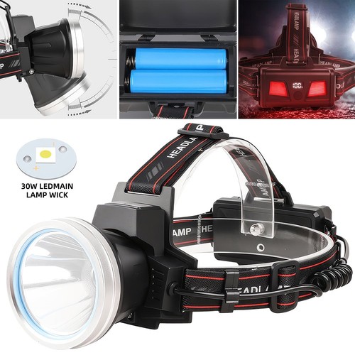 Kopflampe stirnlampe led super - led,