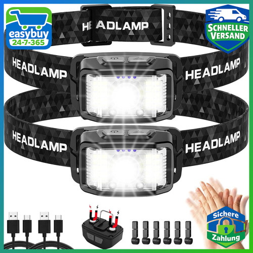 Stirnlampe led wiederaufladbar - stirnlampe,