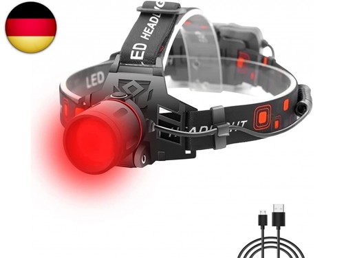 Stirnlampe rotlicht 1000 - rotlicht,,